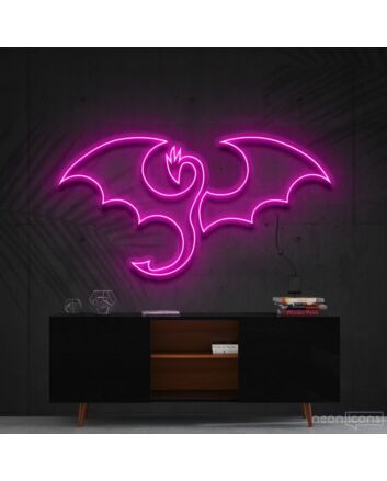 Dragon Neon Sign for Fantasy Themed Decor