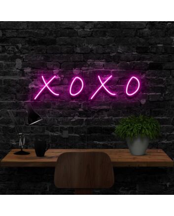 Xoxo Neon Sign for Romantic Settings
