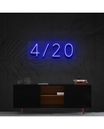 Four Twenty Neon Sign for Lifestyle Decor
