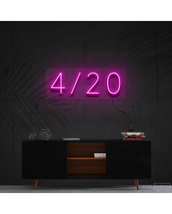 Four Twenty Neon Sign for Lifestyle Decor