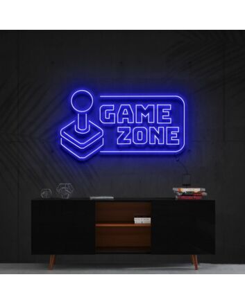 Game Zone Neon Sign for Game Rooms