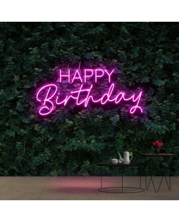 Happy Birthday Neon Sign for Birthday Celebrations