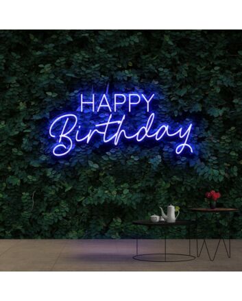 Happy Birthday Neon Sign for Birthday Celebrations