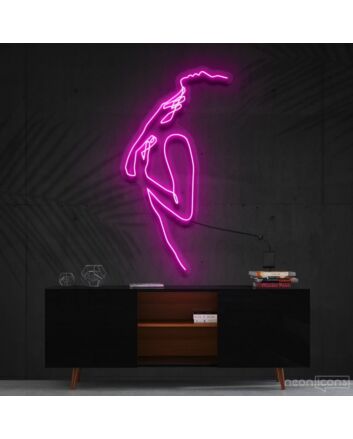 A Minimalist Touch Neon Sign for Modern Decor
