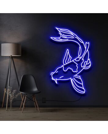 Koi Fish V2 Neon Sign for Nature and Artistic Decor