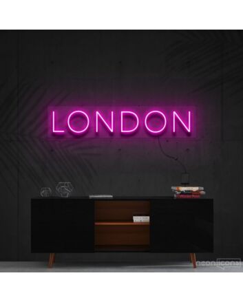 London Neon Sign for Travel Lovers