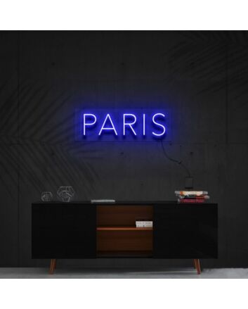 Paris Neon Sign for Travel Lovers