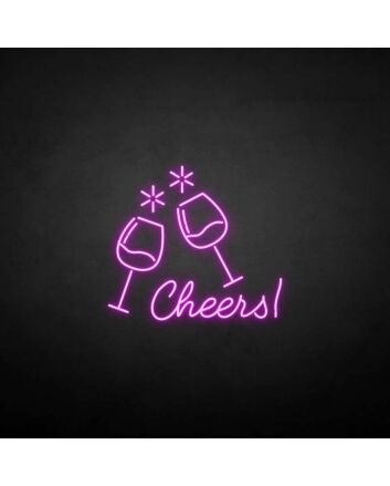Customize &#39;Cheers2&#39; neon sign