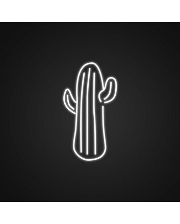Cute Cactus Neon Sign for Nature and Desert Themed Spaces