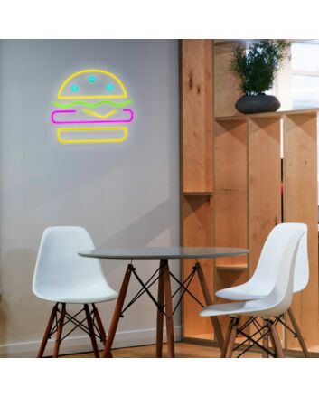 Cheeseburger Neon Sign for Restaurants and Diners
