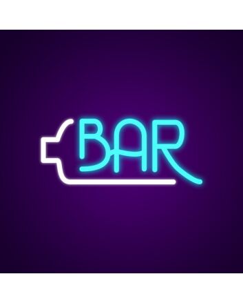 Bars Neon Sign for Bar and Party Spaces