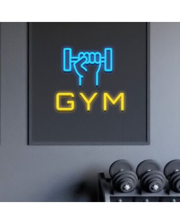 Gym Neon Sign for Fitness Studios