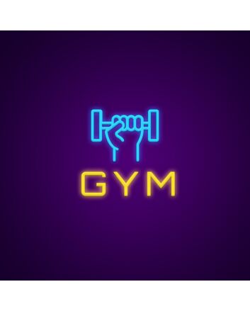 Gym Neon Sign for Fitness Studios