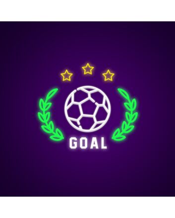 Goal Neon Sign for Motivational Spaces