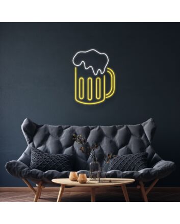 Beer Neon Sign for Bars and Party Decor