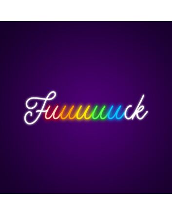 Fuuuck Neon Neon Sign for Bold and Playful Statements