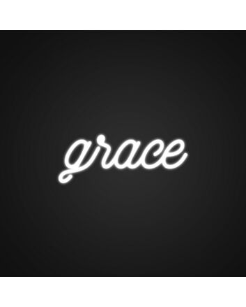 Grace Neon Sign for Inspirational and Spiritual Spaces