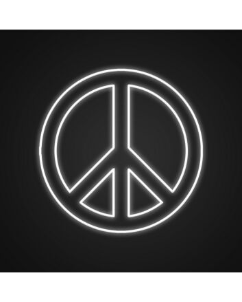 Peace Neon Sign for Zen and Peaceful Spaces