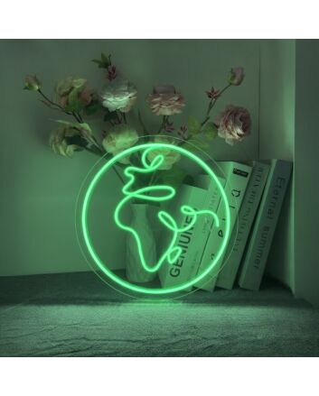 Earth Neon Sign for Nature Lovers