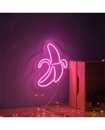Banana&#39; neon sign