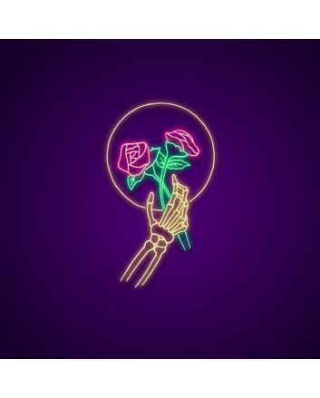 Skull Neon Sign for Edgy Decor