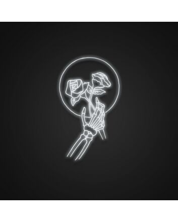 Skull Neon Sign for Edgy Decor