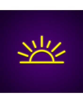 Sunset Neon Sign for Nature Inspired Decor