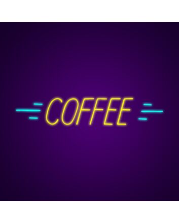 Coffee Neon Sign for Coffee Shops