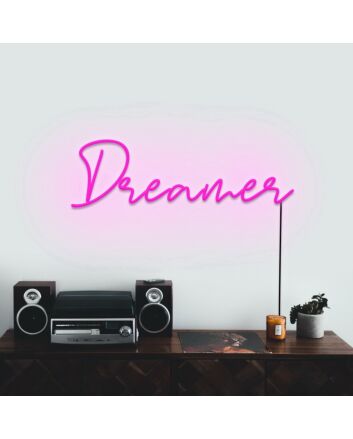 Dreamer Neon Sign for Dream Themed Decor