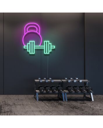 Weights Neon Sign for Gyms