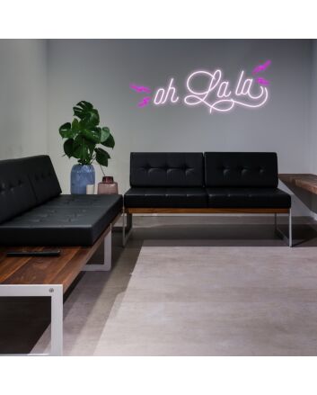 Oh La La Neon Sign for Romantic Spaces