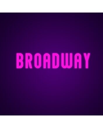 Broadway Neon Sign for Theater Lovers