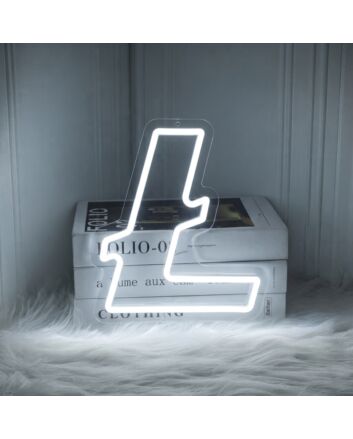 Litecoin Neon Sign for Cryptocurrency Enthusiasts