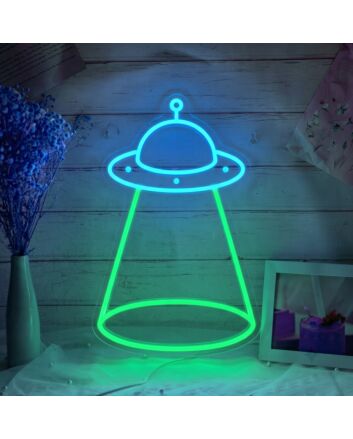 Alien Ufos Neon Sign for Sci-Fi Fans