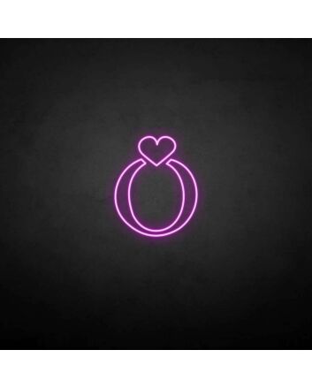 &#39;Ring&#39; neon sign