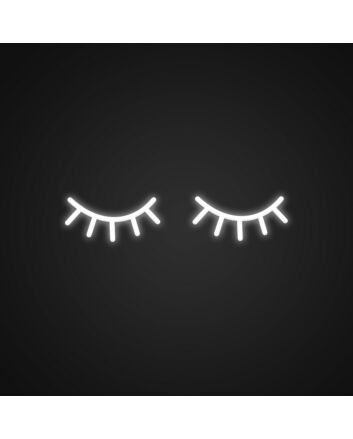 Eyelashes Neon Sign for Beauty Studios