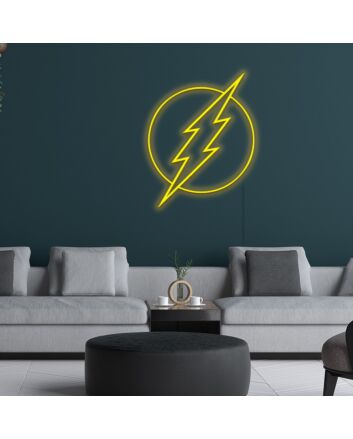 Superhero Neon Sign for Kids Decor