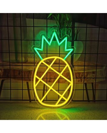 Pineapple Neon Sign for Tropical Themes