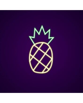 Pineapple Neon Sign for Tropical Themes