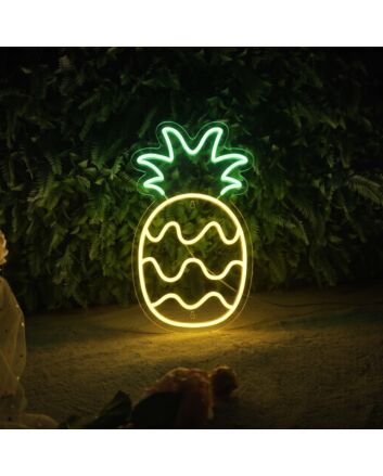 Pineapple Neon Sign for Tropical Themes