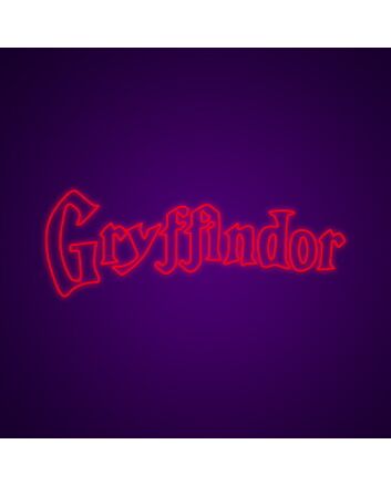 Gryffindor Neon Sign Must-have decor for Harry Potter fans