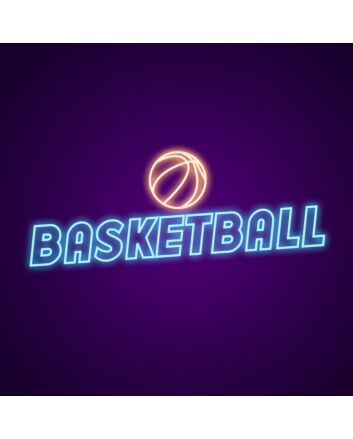 Basketball Neon Sign Perfect for sports bars and man caves