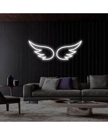 Angel Wings Neon Sign Add a touch of angelic beauty to your decor