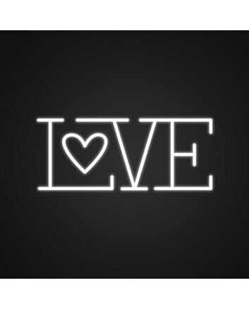 Love Custom Neon Sign Express your love with this custom sign