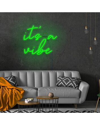 Its A Vibe Neon Sign Create a trendy atmosphere with this sign