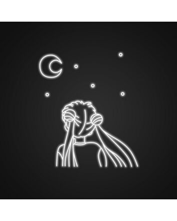 Sailor Moon Neon Sign Ideal for anime fans and themed rooms
