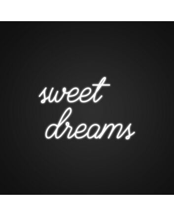 Sweet Dreams Neon Sign Perfect for creating a serene bedroom atmosphere