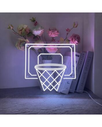 Basketball Net Neon Sign Perfect for sports bars and game rooms
