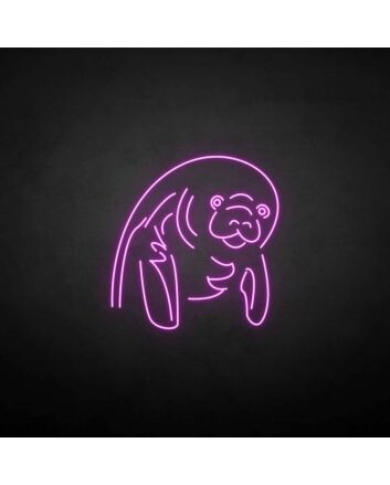 &#39;Walrus&#39; neon sign