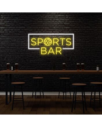 Cool Sports Bar Neon Sign Attract customers to your sports bar